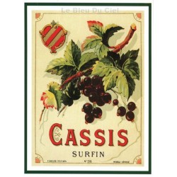 Carte Postale au format 15x21cm  Sirop de Cassis