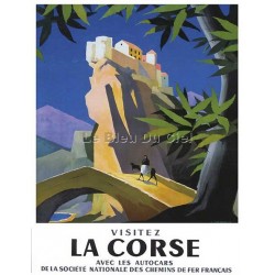 Carte Postale au format 15x21cm Visitez la Corse