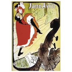 Pour votre décoration intérieure, Affiche publicitaire dim : 50x70cm  : Jane Avril