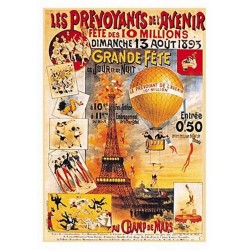 Pour votre décoration intérieure, Affiche publicitaire dim : 23x33cm :  Grande fête Champs de Mars