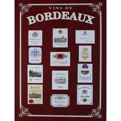 Affiche publicitaire dim : 24x32cm Vins de Bordeaux