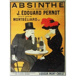 Affiche publicitaire dim : 24x32cm Absinthe Pernot