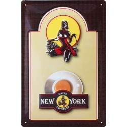 plaque publicitaire ice Café New York
